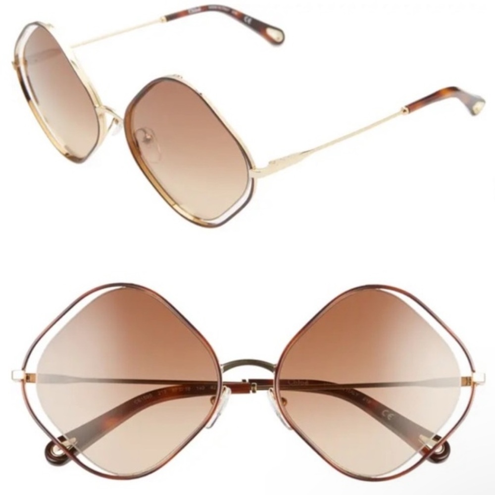 CHLOE POPPY SUNGLASSES(Havana) NWOT